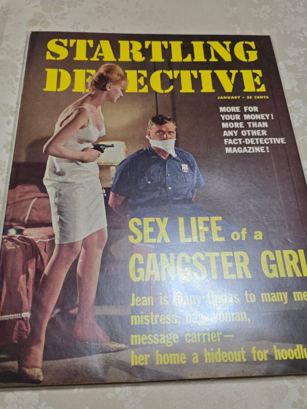 NEW SEALED 1964 Startling Detective January Vintage True Crime Magazine